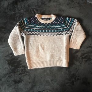 Cotton fairisle sweater